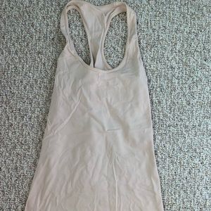 Cool racer back lululemon tank top - pale pink size 8